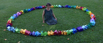 Lei with Artist